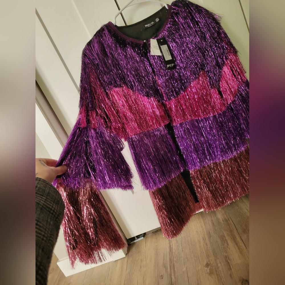 Nasty Gal Tinsel Jacket